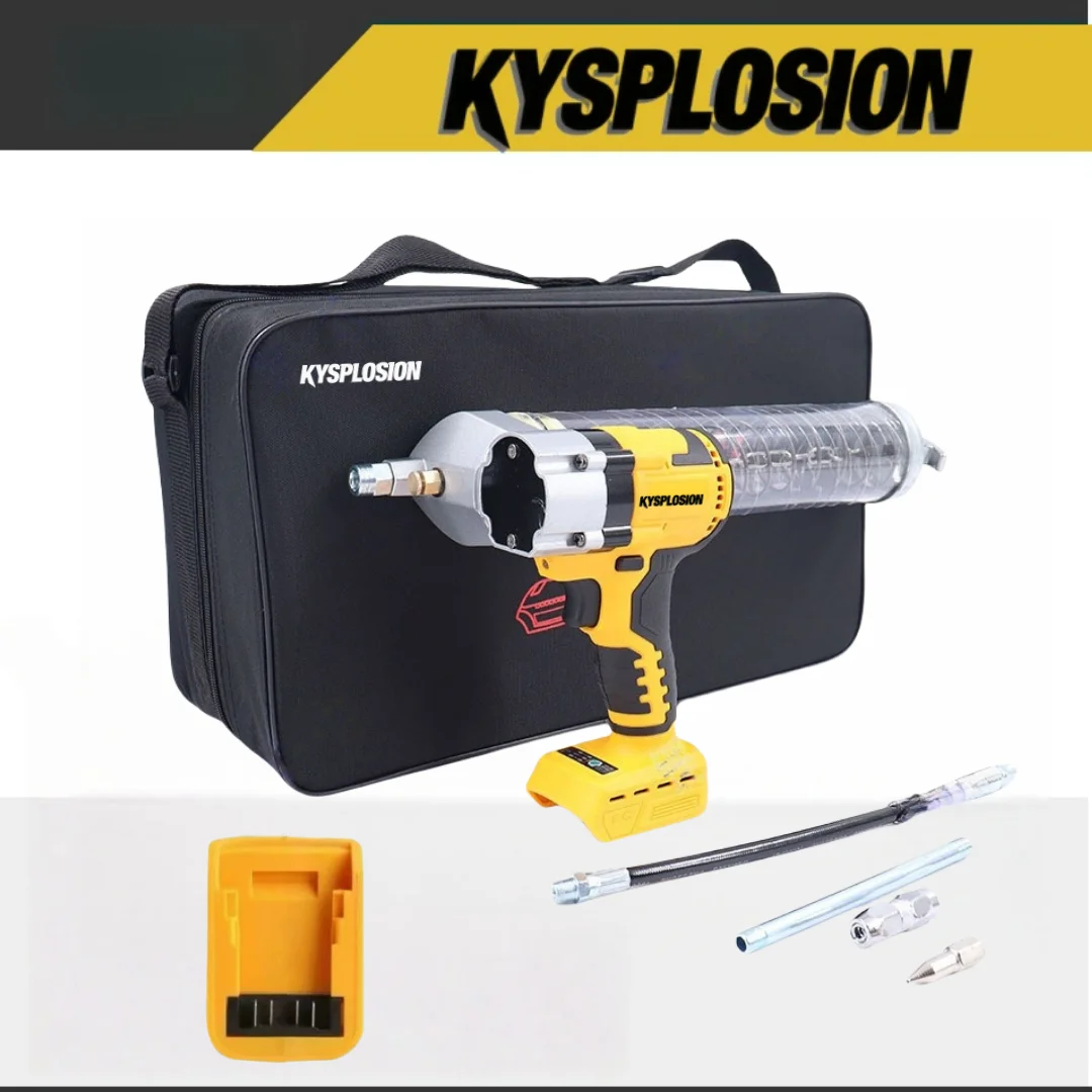 

guns Battery-powered grease gun coupler High-Pressure Fully Automatic Oil Injector Excavator Specific For DeWALT 20V Battery