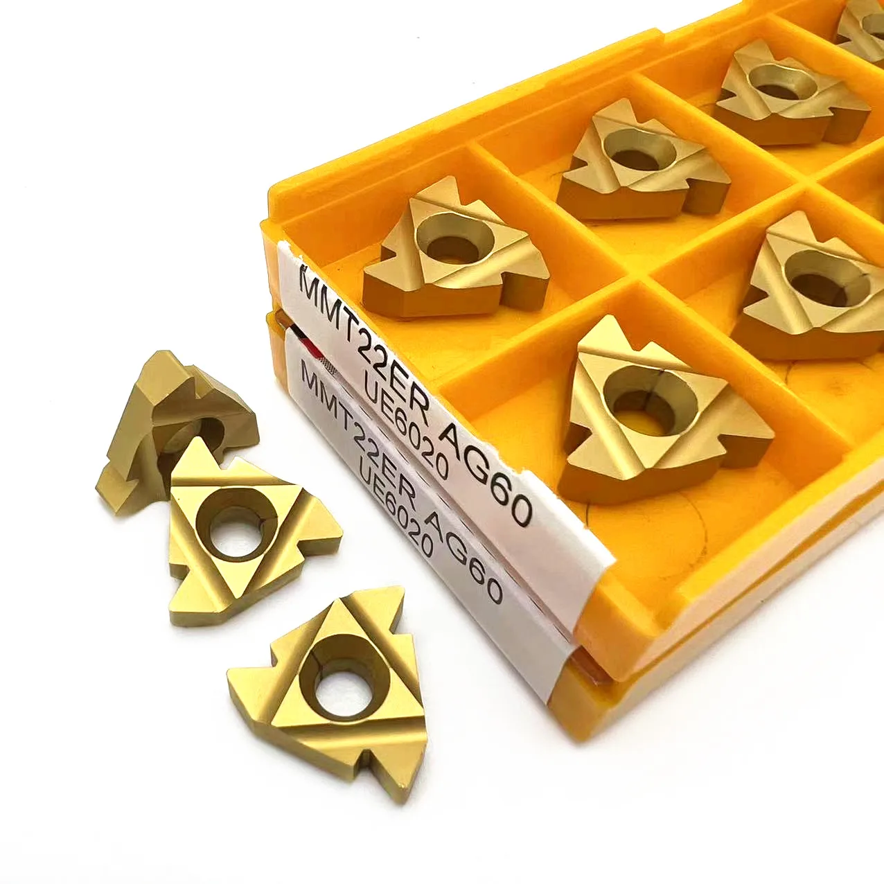 Thread Turning Tool MMT 22ER AG60 VP15TF UE6020 US735 MMT22IR AG60 Threaded Carbide Tool Milling Tool 22ER 22IR Thread Insert