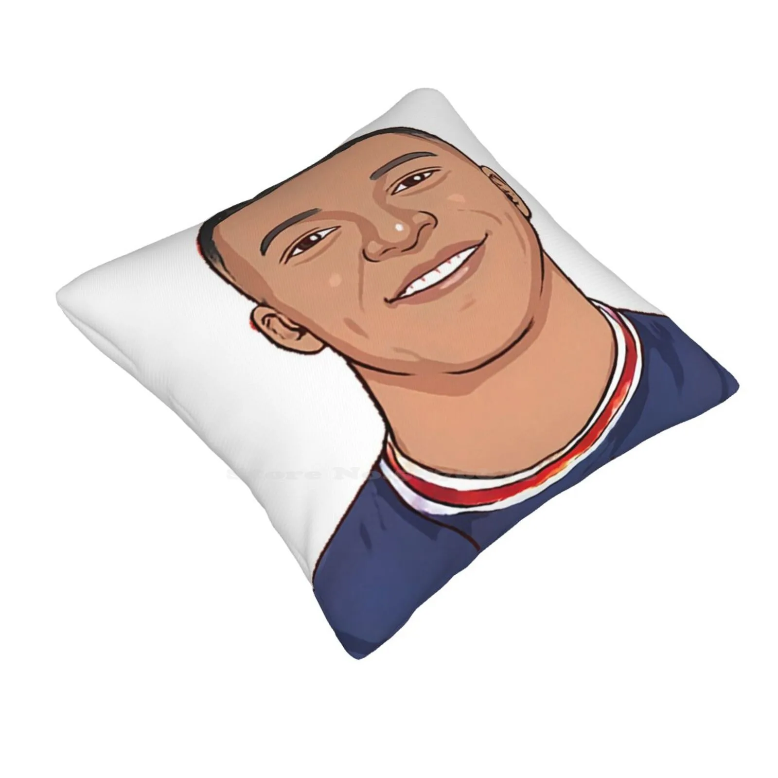 Kylian Funny Cute Decor Square Pillowcase Soccer Player Fifa22 Paris Young Talent France Spain