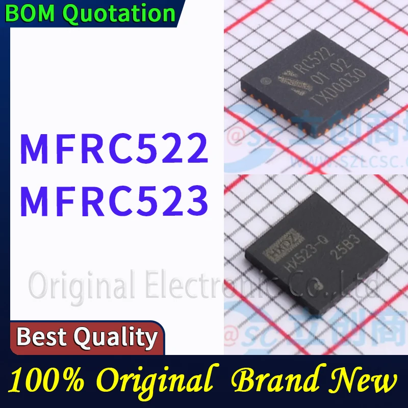 

MFRC522 MFRC523 В наличии Оригинальные высококачественные компоненты