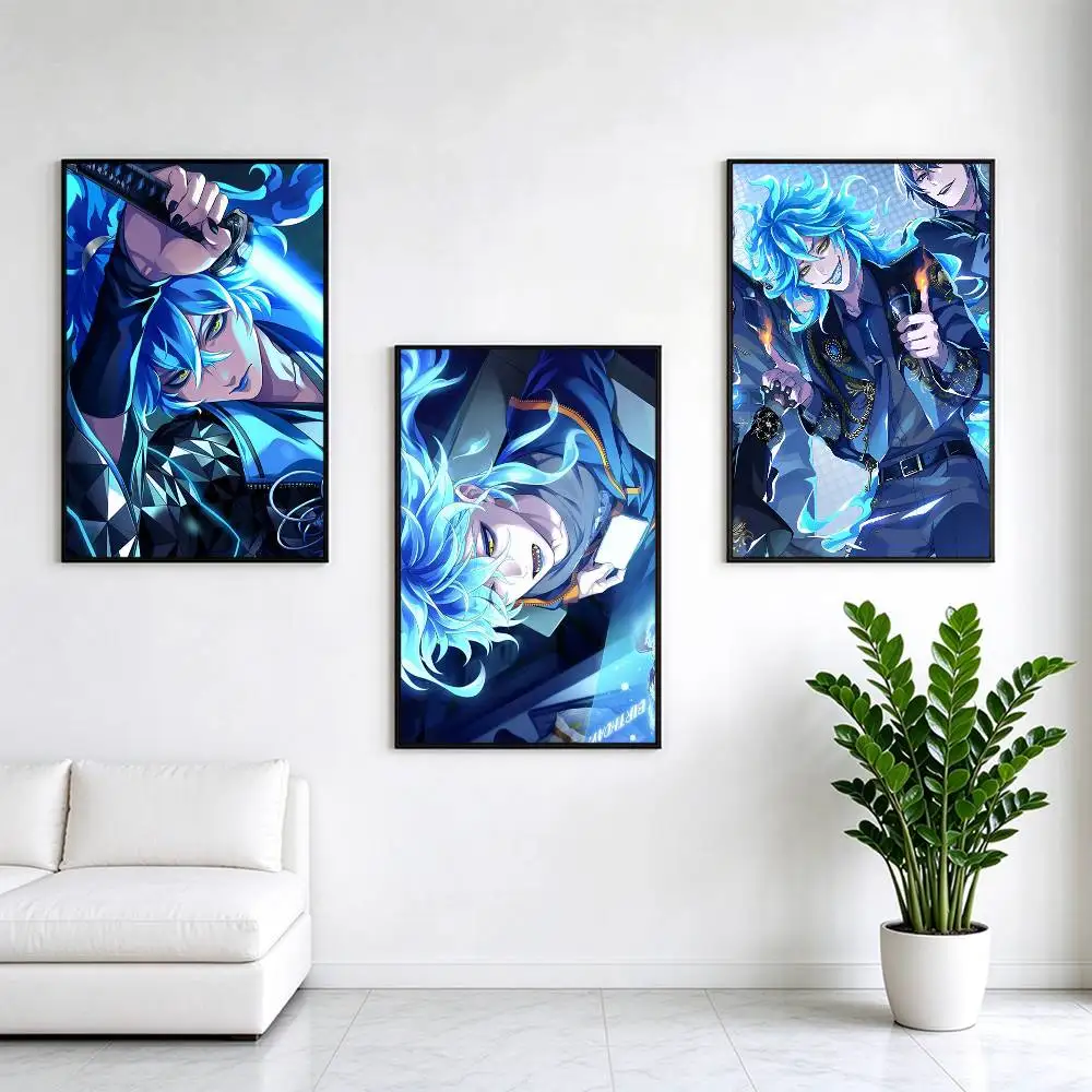 Twisted Wonderland Idia  Poster Waterproof Wall Art Sticker For Bar Living Room Vintage Decor High Quality Print Gift