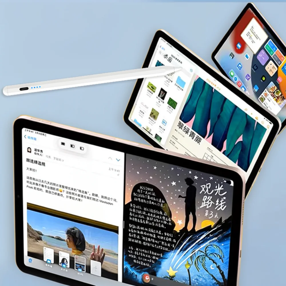 Metal Touch Screen Pen For Apple Ipad Android Tablet Phone Universal Capacitive Stylus Precise Writing Drawing Pencil