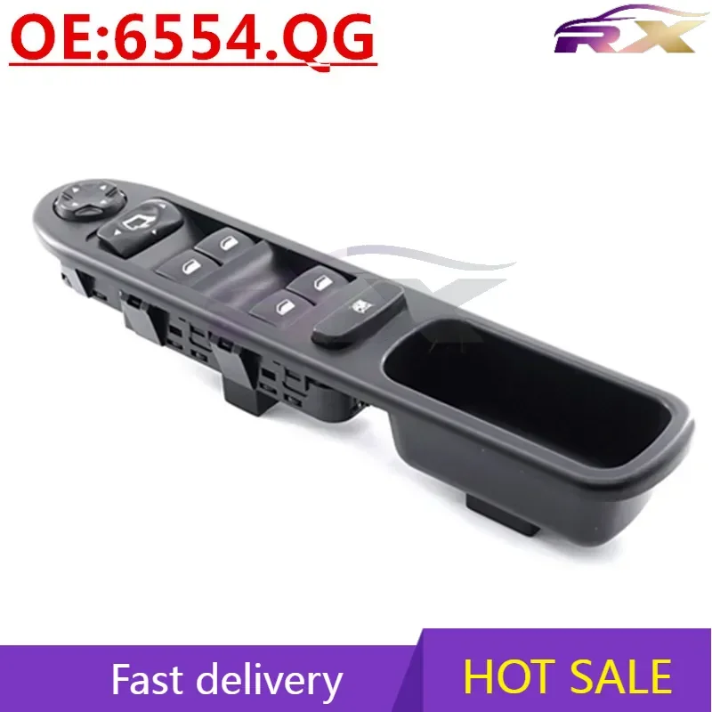 

OEM:6554.QG Power Window Master Control Switch For 2007-2016 Peugeot