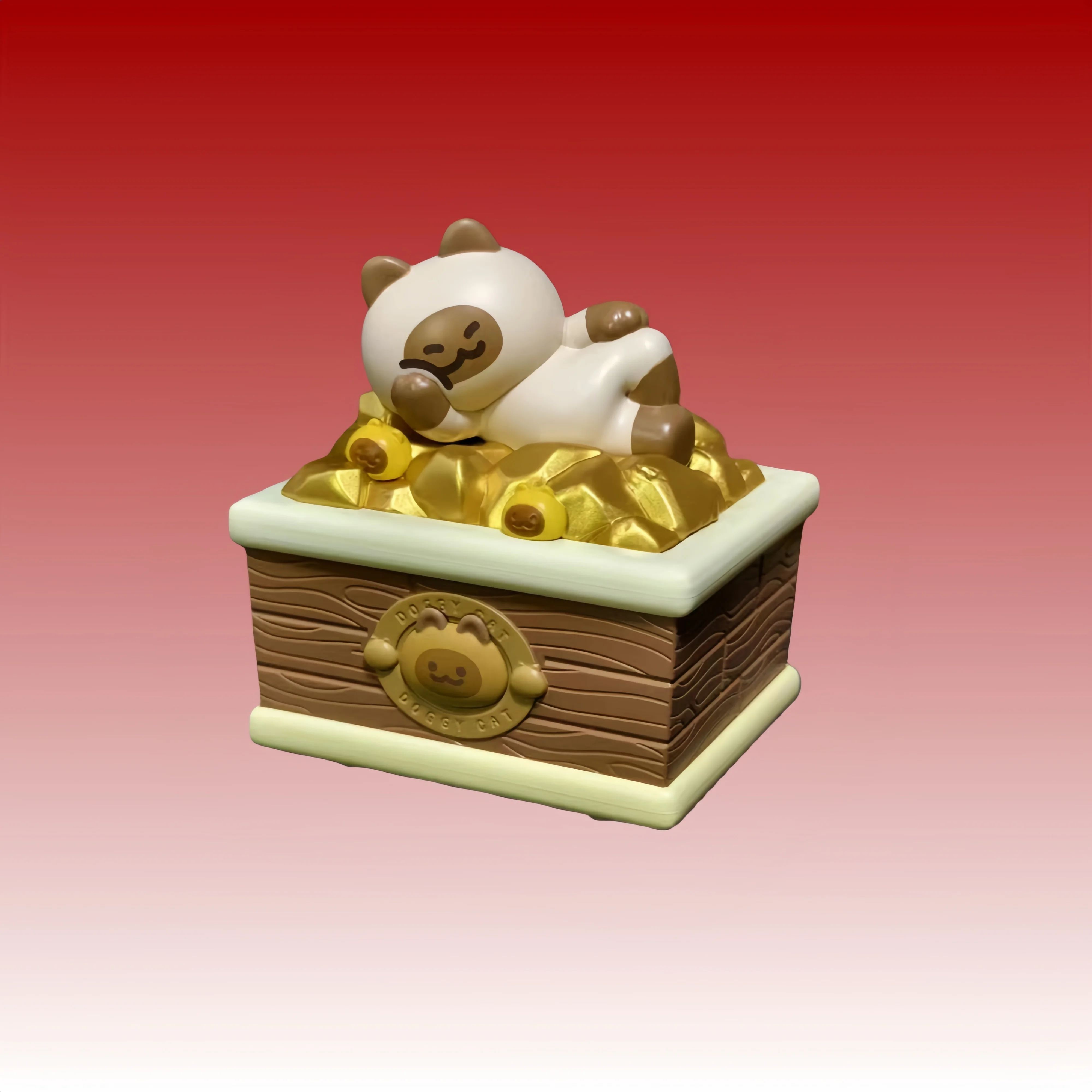 Doggy Cat Fantasy Train Series Blind Box Mystery Box Caixa Caja Dolls Gift Anime Action PVC Figure Toys