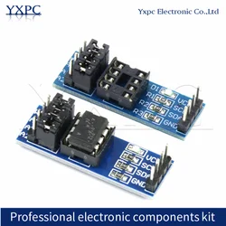 아두이노용 EEPROM 메모리 모듈, AT24C256 24C02 24C04 24C16 24C32 24C64 24C128 24C256 I2C 인터페이스, 1 개