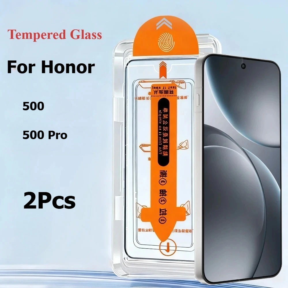 

2 PCS Easy Installation Tempered Glass Screen Protectors For Honor 500 Pro Dust Free HD Films For Honor 500 Pro