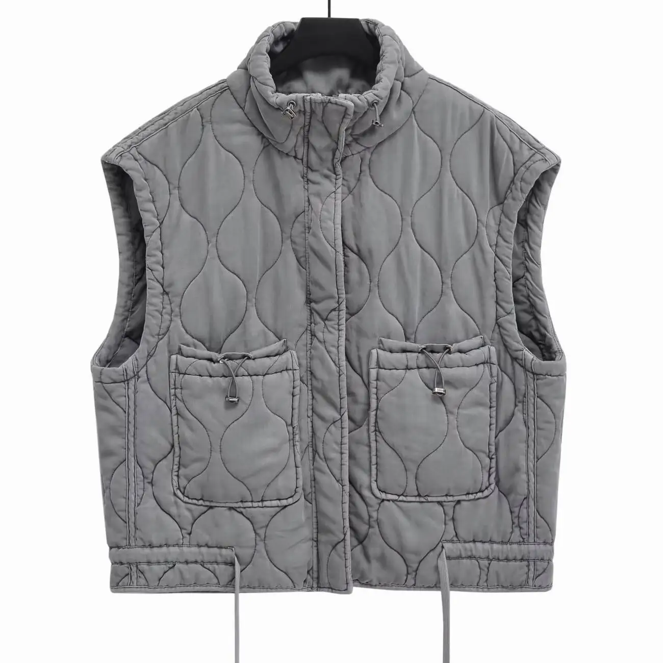 

GDSTUFF Autumn&Winter Waistcoat Women Sleeveless Cotton-Padded Jacket Casual Warm Vest Top