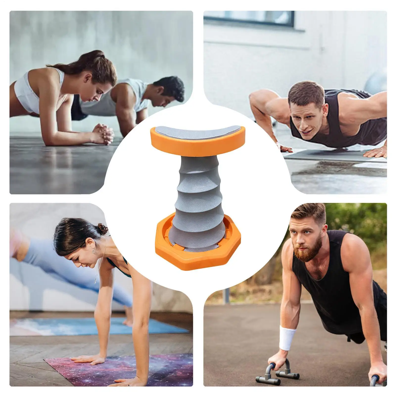 Push-Up-Hilfegerät mit starker Federbelastung bietet Lendenwirbelstütze für Anfänger, Heimtraining zur Stärkung der Bauchmuskulatur. – Detail 10