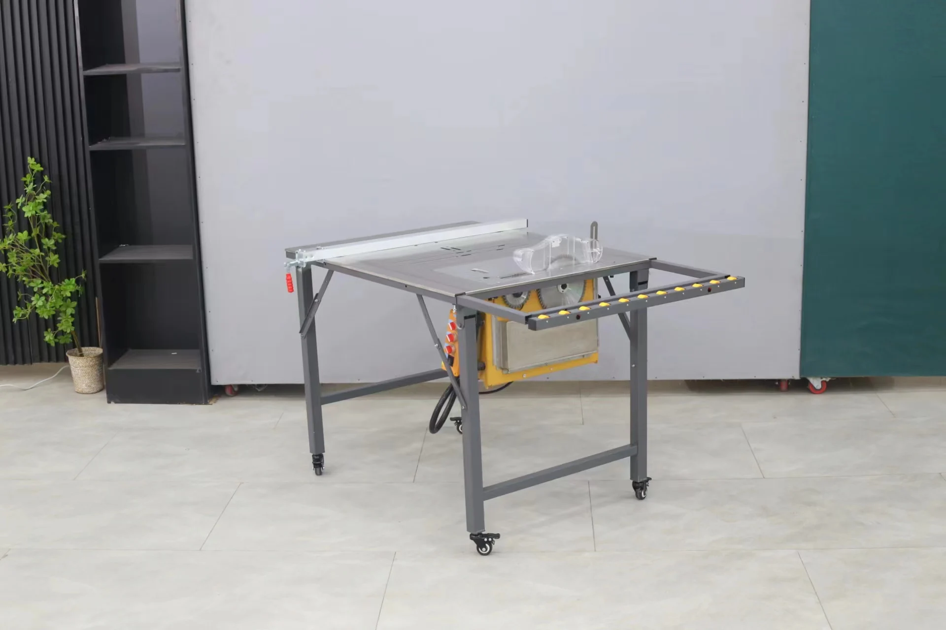 Portable sliding panel saw Mini precision and folding table   for mdf board  blade