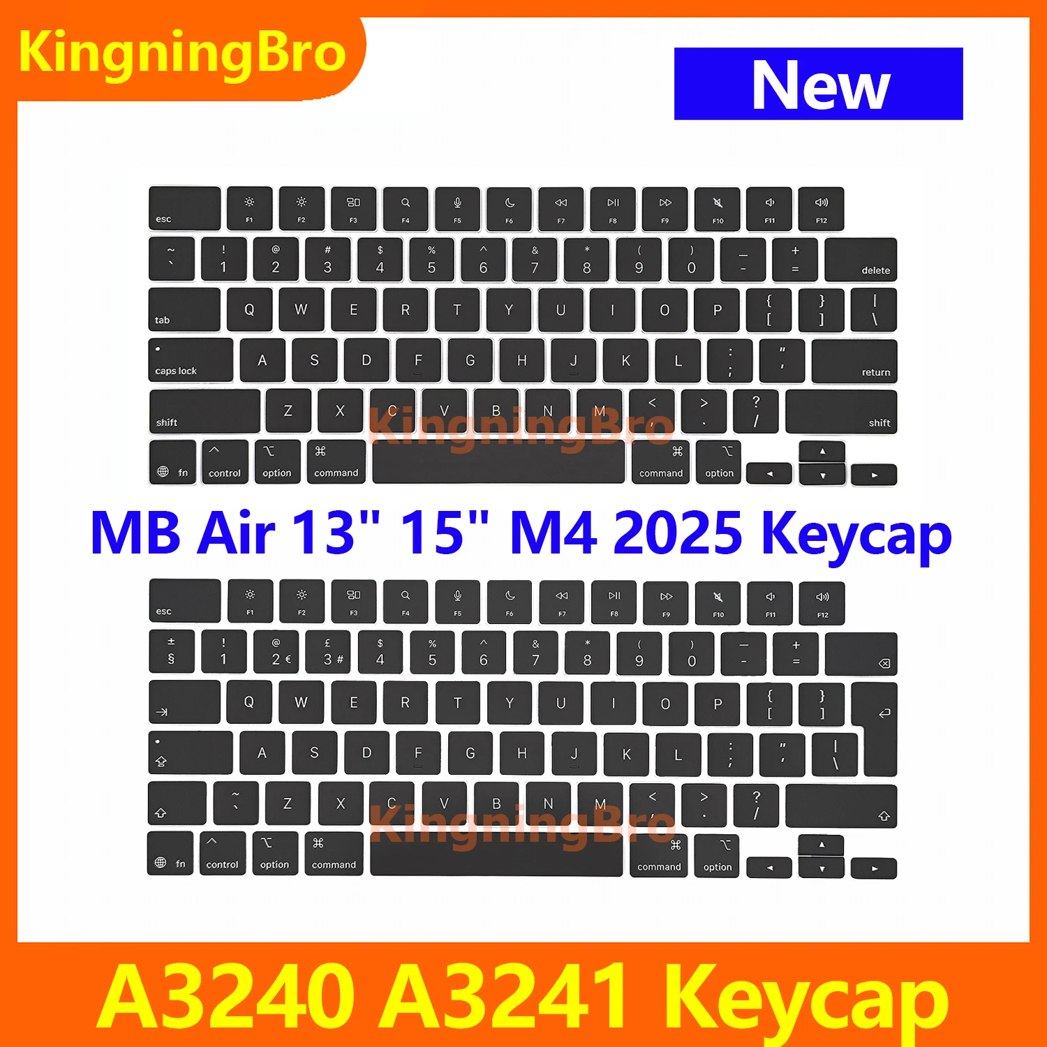 UK Toetsenbord Keycaps Set – Vervanging Voor MacBook Air 13” A1932 (2018-2019) – Zelf Installeren
