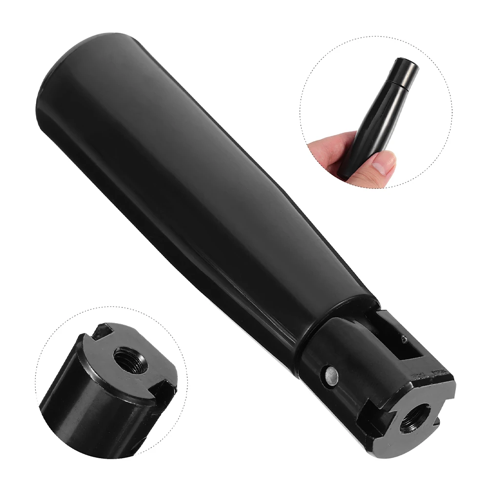 Faltbarer Maschinengriff, schwarzes Nylon-Kurbelhandrad, 20 x 80 x M6, drehbarer Griff, Drehwerkzeug, kompatibel mit Handwerkskunst
