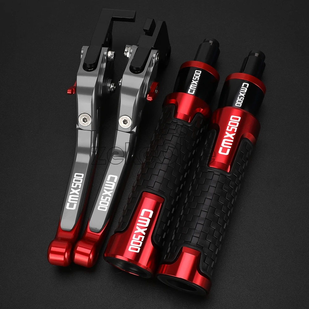CNC Aluminum Motorcycle FOR HONDA CMX500 CMX 300 CMX 500 2017-2024 2023 2022 2021 Adjustable Brake Clutch Levers Handlebar Grips