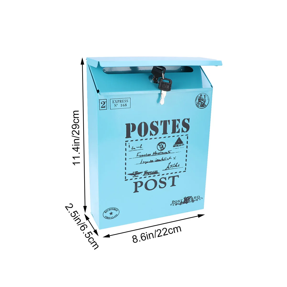 

post box mailbox iron post box metal mailbox decorative post box