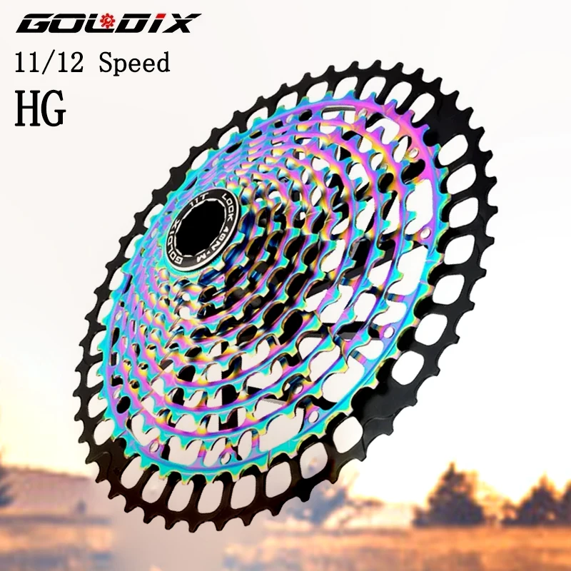 

GOLDIX Bicycle flywheel 11/12S ultra light road one piece sprocket for SHIMANO HG M6100 7100 8100 DEORE XT Bicycle accessories