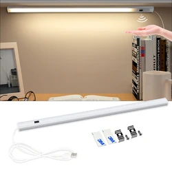 LED Under Cabinet Lighting 5V USB Plug Hand Scan Sensor Closet Lamp 3 Color Changes/Warm White/White Kitchen LED Night Light