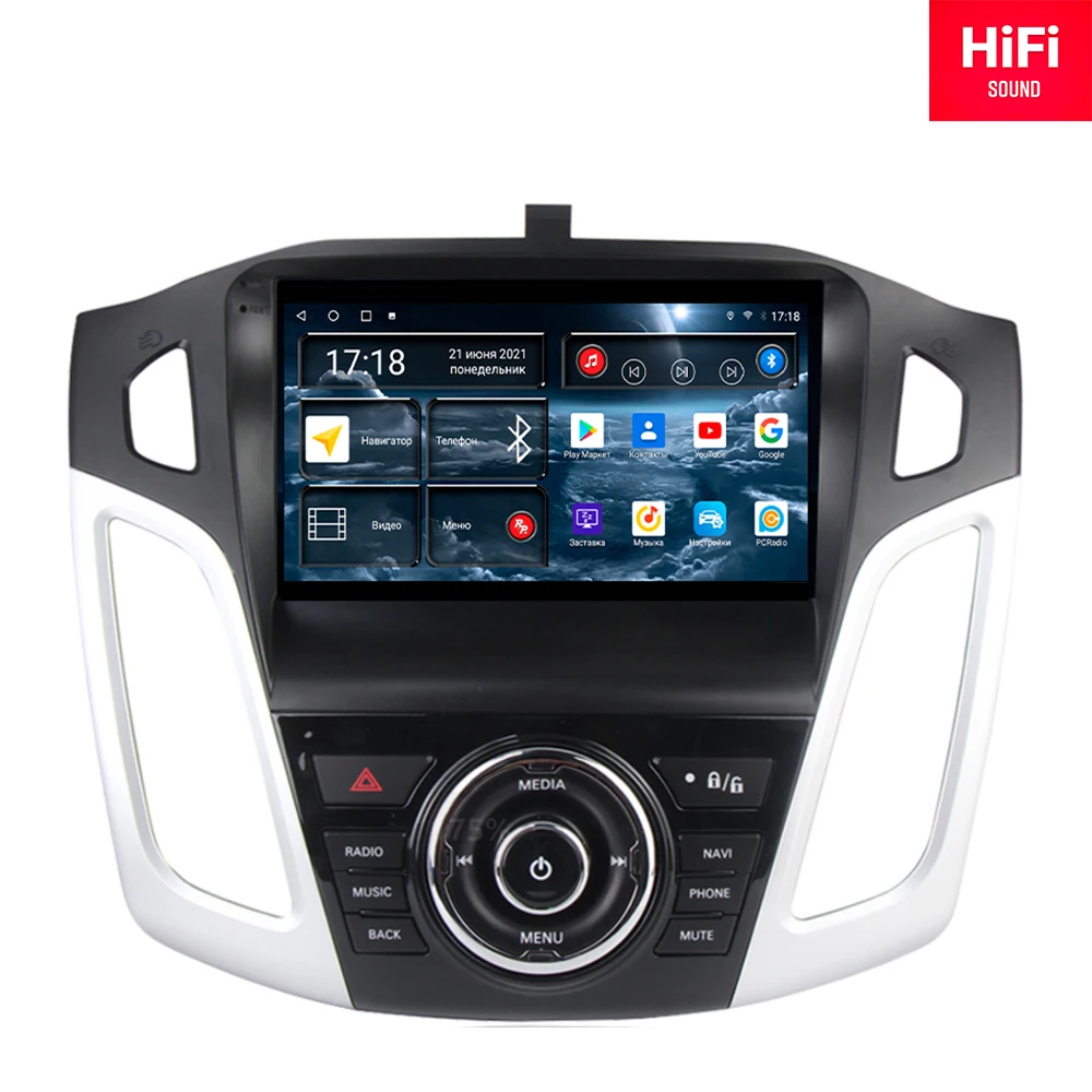 

Автомагнитола RedPower 75450 для Ford Focus 3-поколение (01.2010-10.2019) Android 10.0 Radio Navigation DSP Carplay Screen