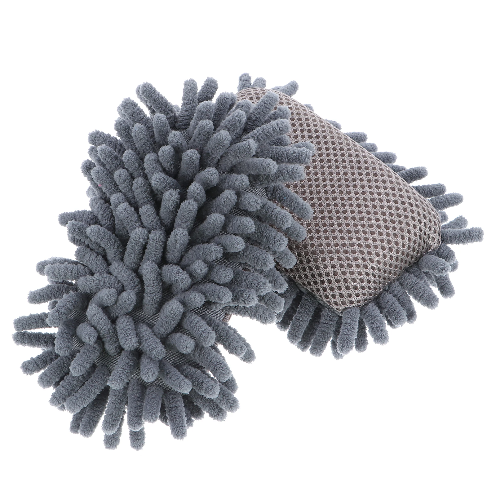 

2 pcs Grey Chenille Cleaning Sponge Whiteboard Eraser Blackboard Cleaner Board Wiper Office School Use Non Scratch Car Surface