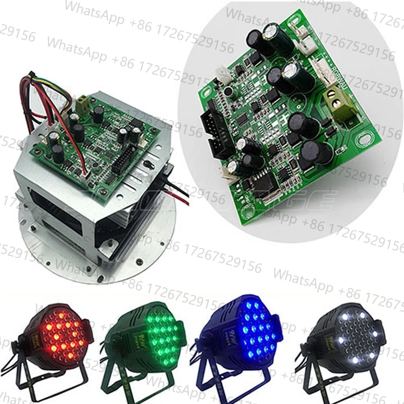 WM 54X3W RGBW Motherboard 4in1 Led Lights 8CH Constant Current Split Motherboard