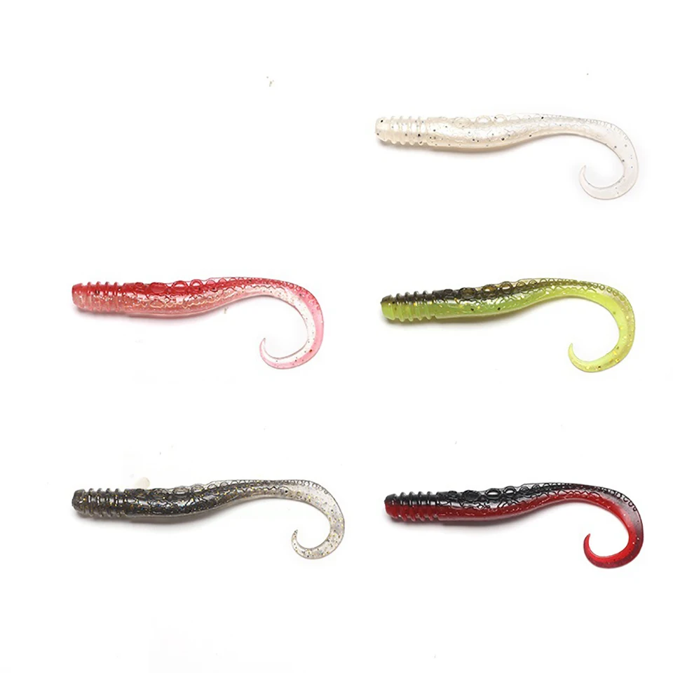 Seahorse Whisker Soft Bait Soft Octopus 61mm 90mm Squid Artificial Swimbaits Silicone Baits Simulated Tail Sea Fishing Tackle