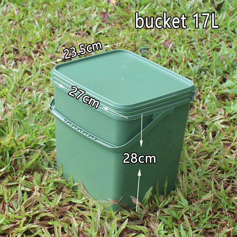 1Set Bucket And Bucket Strap Fishing Tackle Boxes Accessories For Carp  Fshing Carp Rigs Bait For Spomb Carp Tackle Equipment