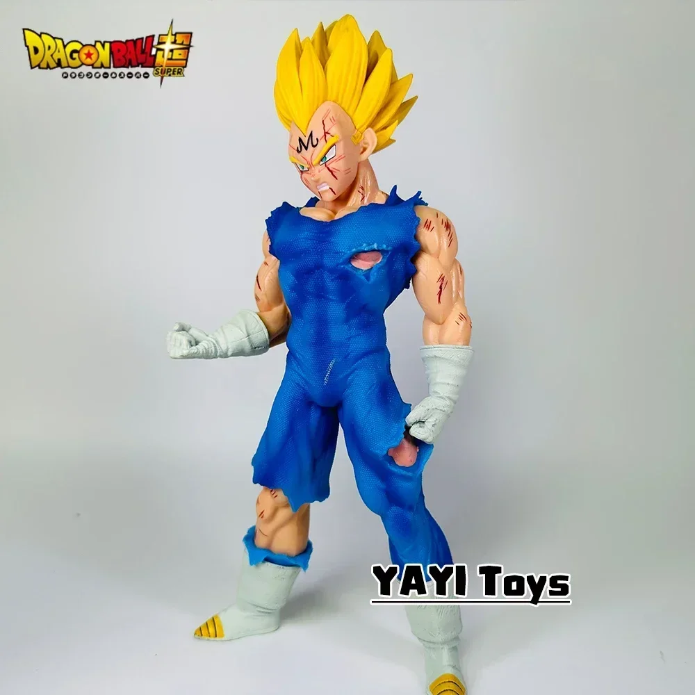 20cm Dragon Ball อะนิเมะ Vegeta GK ตัวเลขการกระทํา Battle Damage PVC Collection เครื่องประดับเดสก์ท็อปตกแต่ง