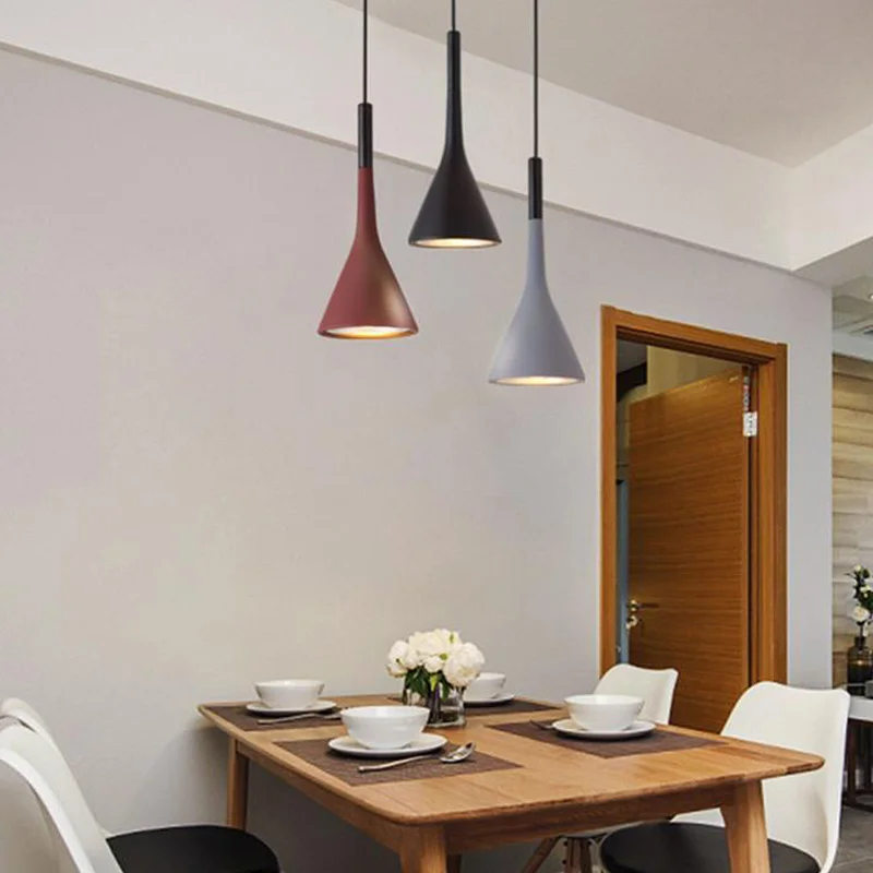 

DINDALLED Nordic LED Pendant Lamp for Living Room Dining Bedroom Bedside Kitchen Chandelier E27 Indoor Lighting Fixture Light