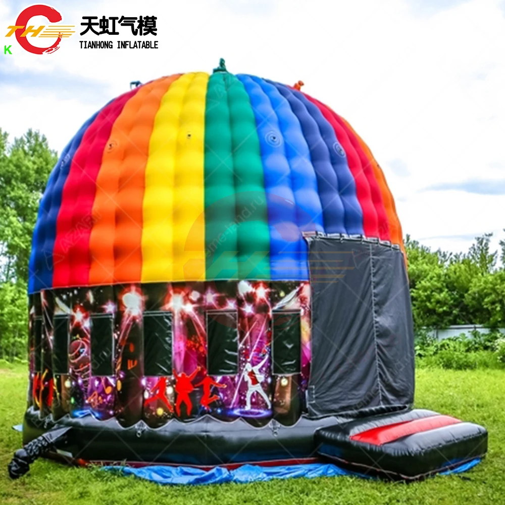 5x4m Commercial Inflatable Dance Dome Disco Bouncer Bounce House for Party Dancing with Blower