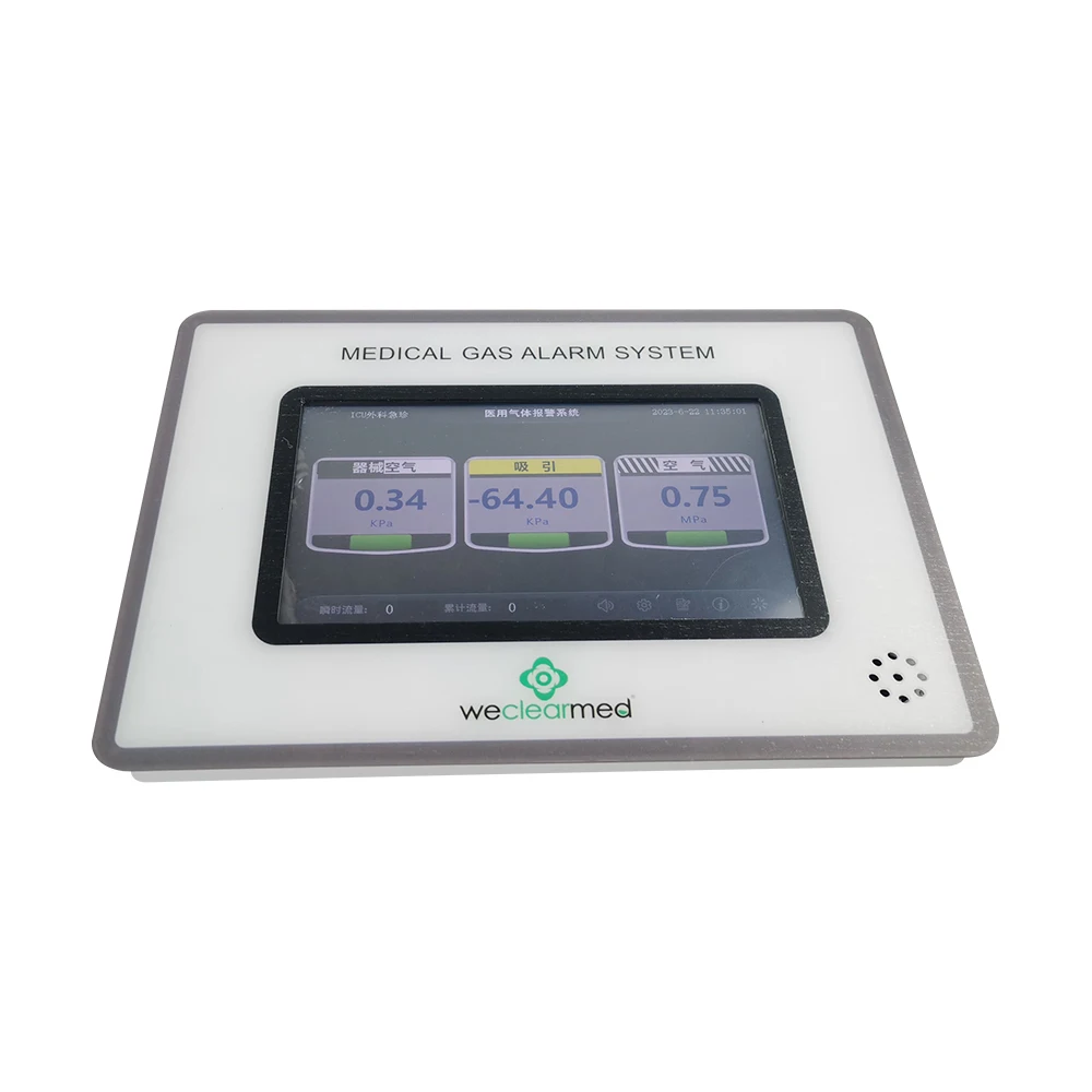 Hospital Medical Equipment Central LCD Medical 3 Gas Alarm Panel for MEDICAL GAS MONITORING SYSTEM