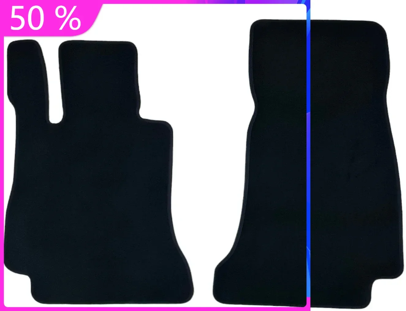 

Secure Front Car Floor Mats Velour For Mercedes E-Class W213 2016 to 2023 Waterproof Liners 2pcs New
