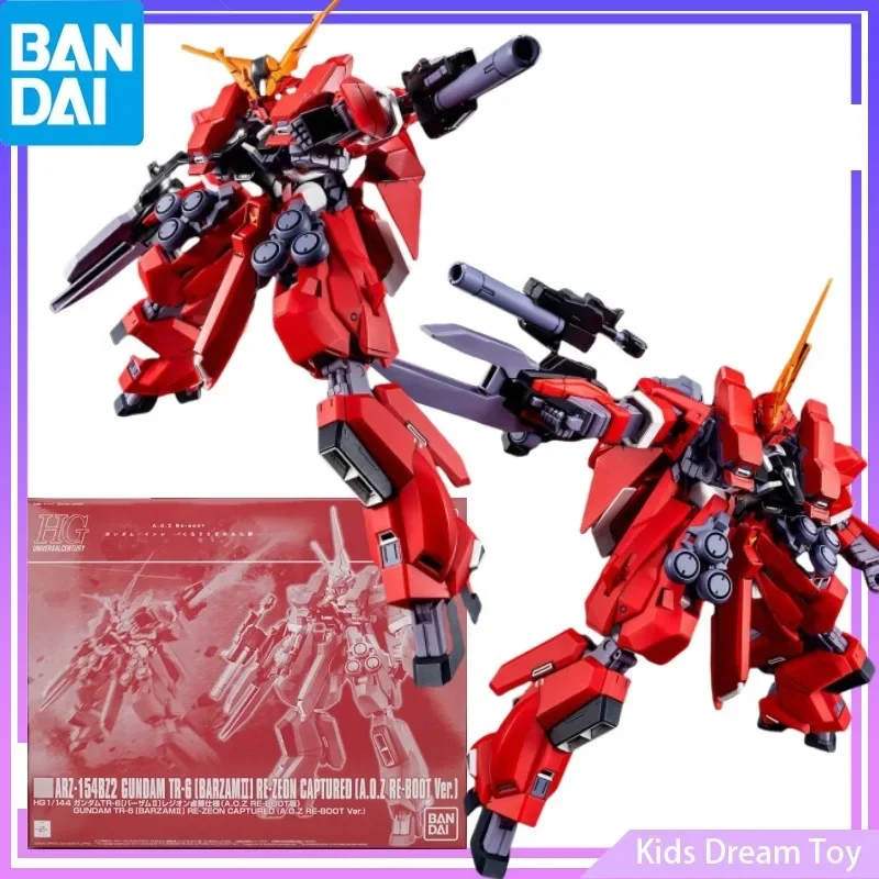 Bandai in Stock Original PB Limited HG 1/144 GUNDAM Anime TR-6[BARZAMⅡ] RE-ZEON CAPTURED(A.O.Z RE-BOOT Ver.)Action Figures Toys