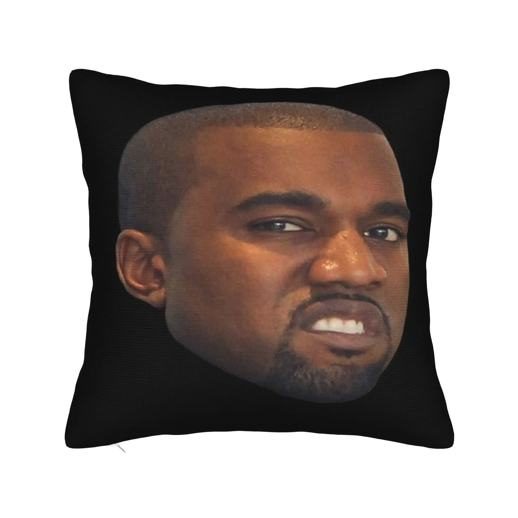 Pillow Case Kanye West Meme Graphic  Pillow Cover For Living Room Sofa Cute Funny Pillowcases