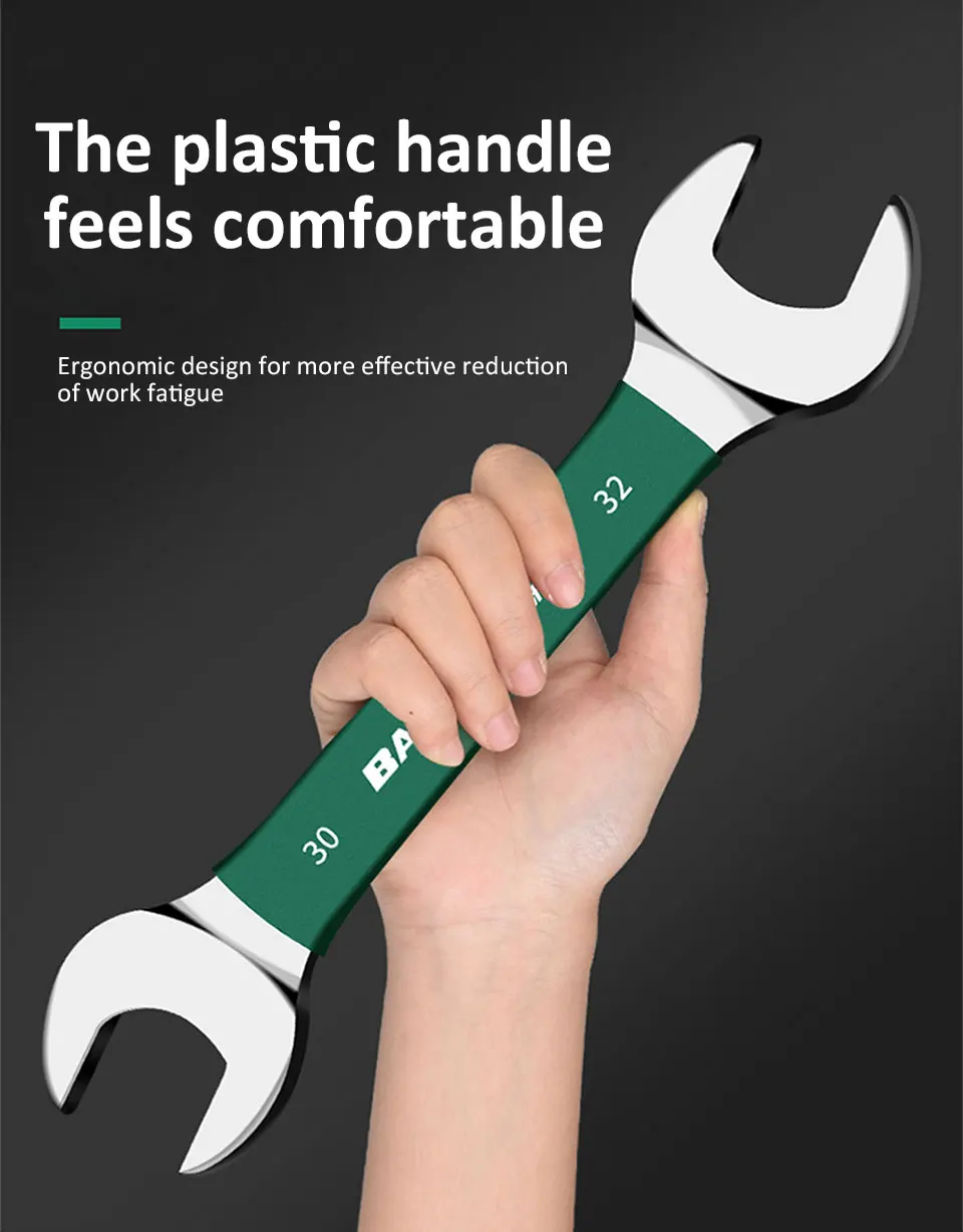 6-32mm Doppel Offene Ende Kombination Schlüssel Chrom Vanadium Geöffnet Hex Spanner Haushalt Auto Reparatur Hand Werkzeuge Heimgebrauch schlüssel – Detail 11