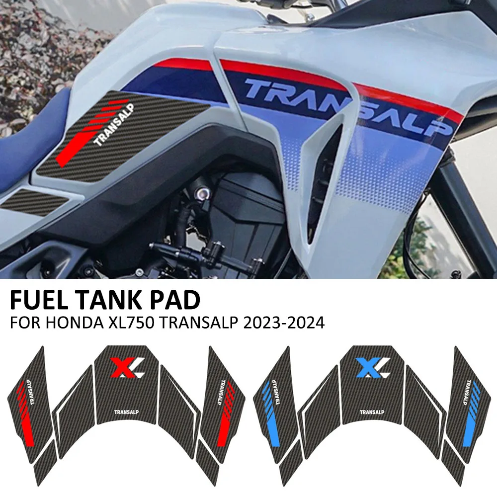 

New For Honda XL 750 XL750 Transalp 2023 2024 Motorcycle Anti Slip Fuel Oil Tank Pad Side Knee Grip Decal Protector Sticker Pads