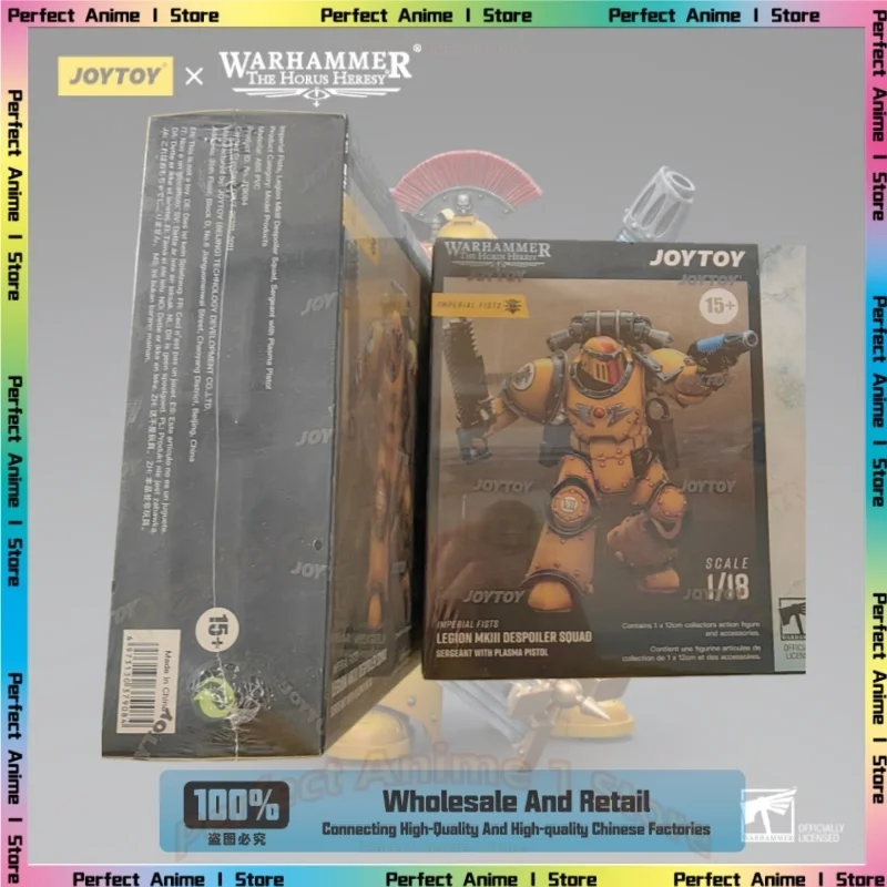 

24-часовая доставка JOYTOY Dark Source Warhammer Horus Heresy Imperial Fist MK3 Legion Marauder Squad Priest Archon