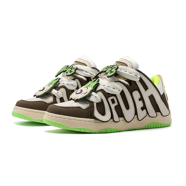 Men Shoes Women Classic Punk Hip hop Skateboard Shoes Fashion Letters Bread Sneakers Couples Students Outdoor Sports Casual Shoe AliExpress