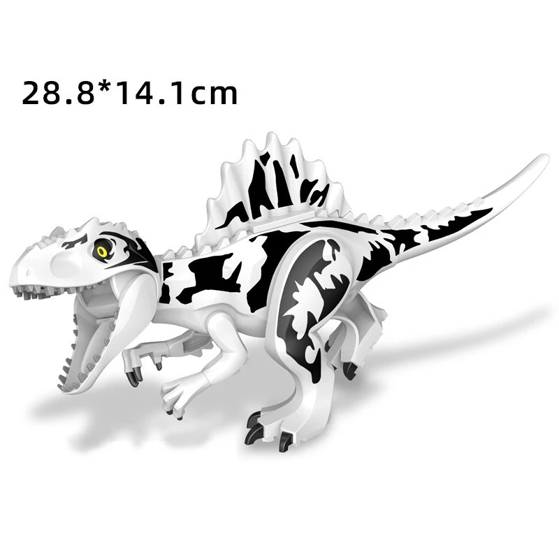 Figuras de dinosaurios grandes para niños, bloques de construcción, juguetes educativos, Ridgeback, giganosaurus, regalos