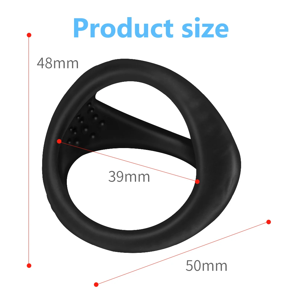 Penis Cock Ring Reusable Silicone Semen Cock Ring Penis Enlargement Delayed Ejaculation Erection Sex Toys For Men Sex Shop