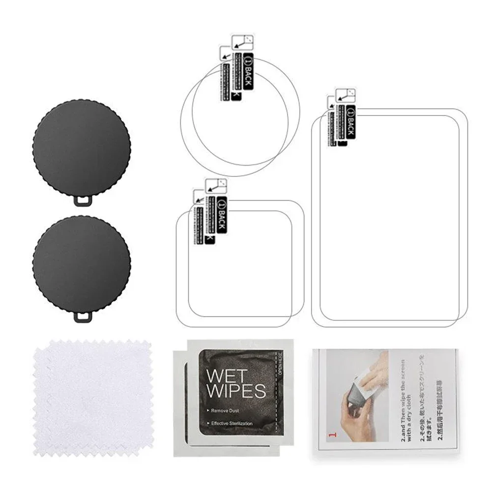 Premium Lens Screen Protector For Osmo-Action 5 Pro Protection Tempered Glass Front Rear Screen Protector Lens Cover