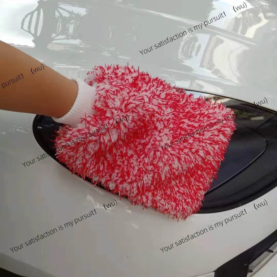 

Цветные длинношерстные перчатки из кораллового флиса для автомойки. Перчатки для автомойки из микрофибры. Легко чистящие перчатки для автомойки.