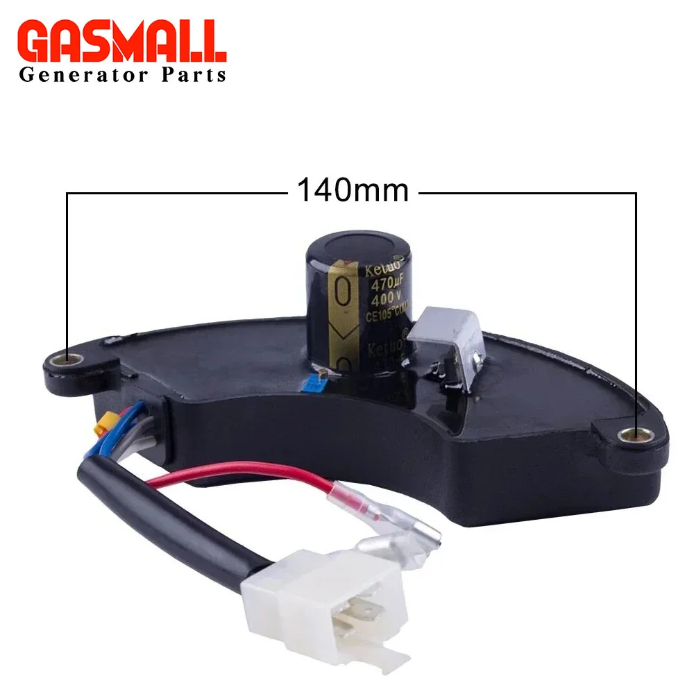 

GASMALL Electric single-phase universal 6-wire 5kw 6.5kw 8kw AC voltage regulator controlled by gasoline generator Avr