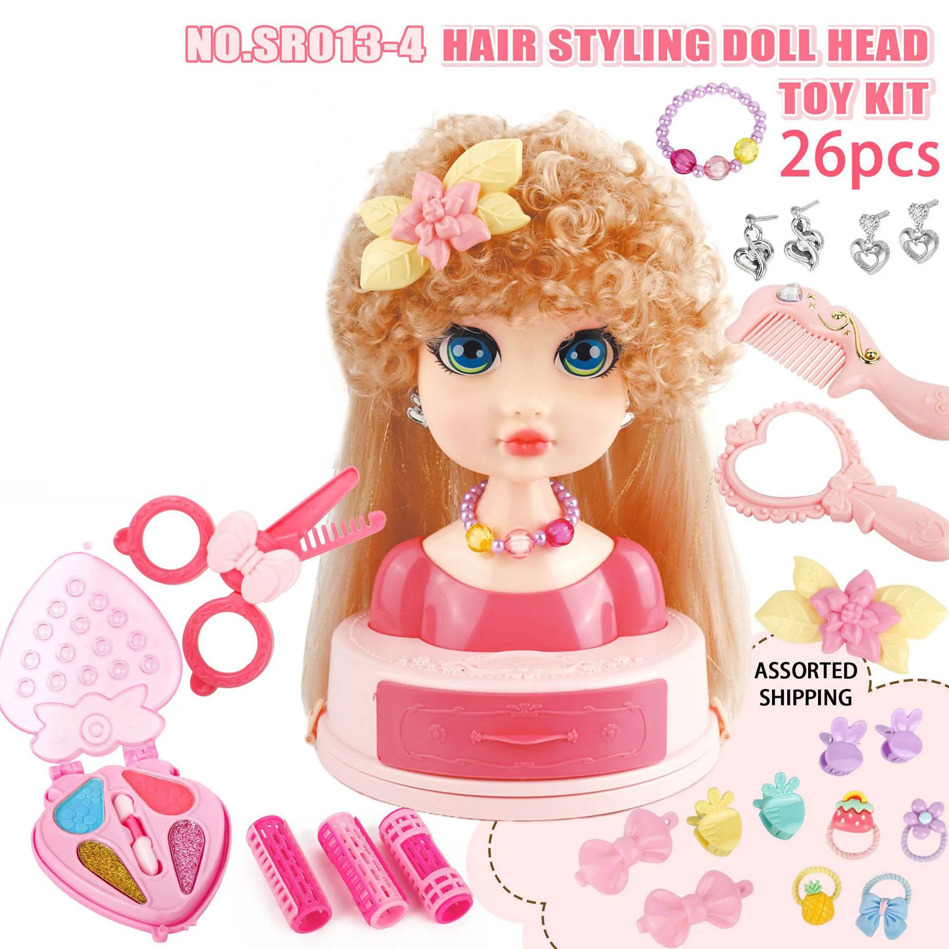 

1 комплект, прическа для макияжа на половину тела, голова манекена, модное платье принцессы, тренировочный макияж, парикмахер, подарок для девочек, игровой домик, игрушки