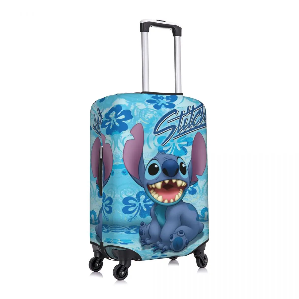 Custom Stitch Luggage Cover Protector Cute Travel Suitcase Covers for 18-32 Inch