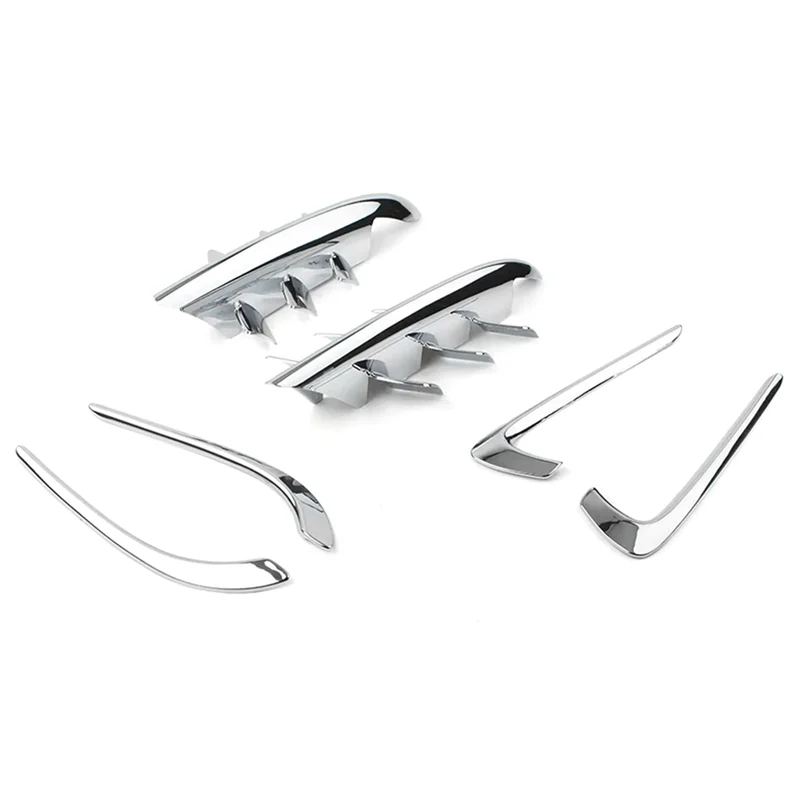 

Efficient 1Pair Motorcycle Fairing Premier Shark Gills Set Chrome ABS For Honda Goldwing GL1800 2001-2011