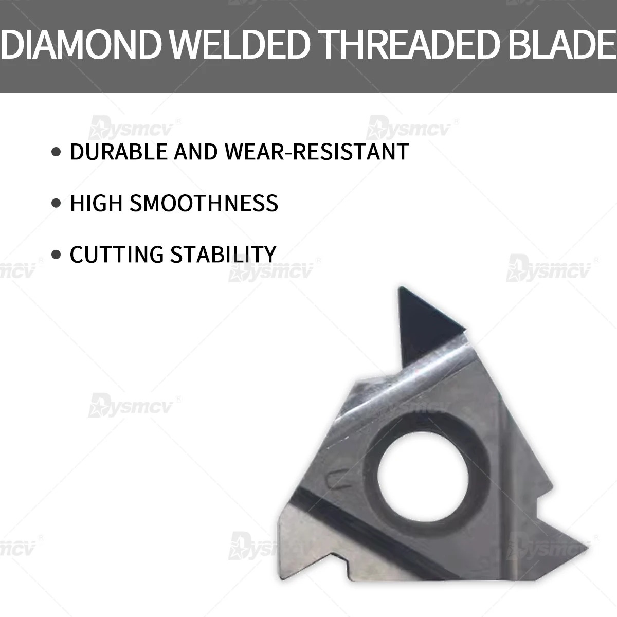 11IR AG60 16ER 16IR AG60 PCD CBN AG55 Diamond Thread Turning Inserts CNC Lathe Tools Aluminum High Gloss PCD Boron Nitride CBN