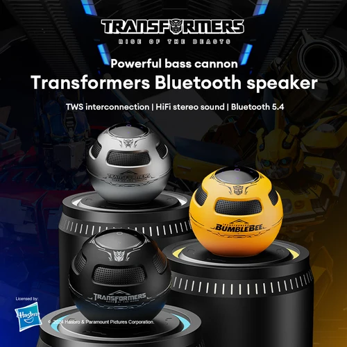 Imagen 2 del producto Choice TRANSFORMERS TF-Y17 Altavoz portátil Altavoz Bluetooth inalámbrico de larga resistencia Sonido estéreo Caja de sonido multifuncional