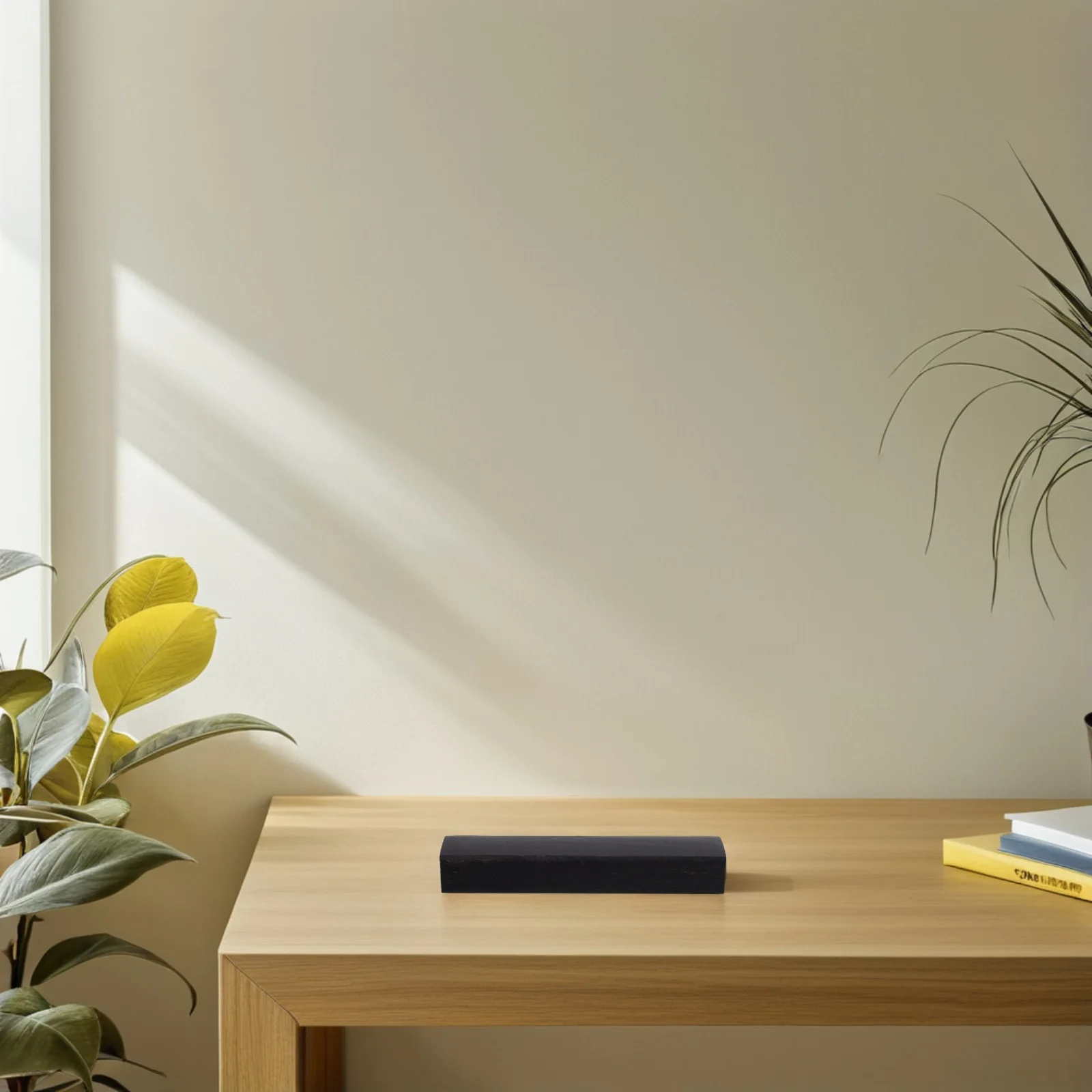 

2Pcs Chinese Calligraphy Paperweight 15cm Solid Wood Smooth Surface Desk Decor Artistic Tool Ink Painting Brush Holder