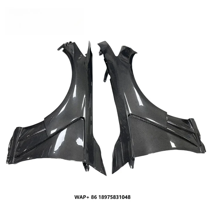 

Carbon Fiber Mudguard, Perforated Cooling Style, for Q50 Body Kit Bumper