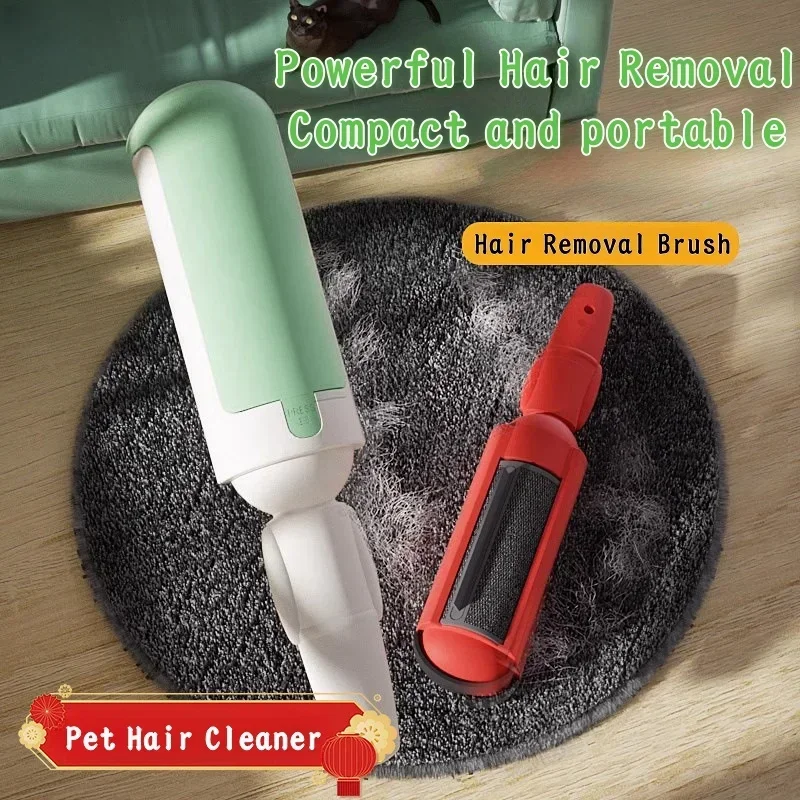Rouleaux anti-peluches pour animaux de compagnie, brosses de nettoyage en fourrure de chien et de chat, vêtements, cheveux, autocollant de canapé polyvalent, dissolvant de peluches
