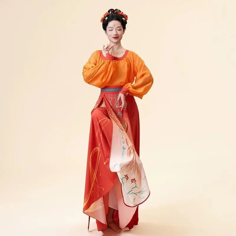 

Poetic Style Chinese Classical Dance Costume Chang'an Dream Flower Dance Costume Chinese Dance Ancient Style Performance Costume