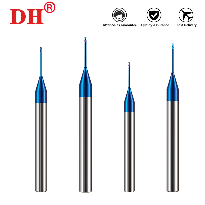 

HRC65 4-Flute Tungsten Steel Carbide Nano Coating Deep Groove Flat Endmills CNC Mechanical Machining Milling Cutter Tools